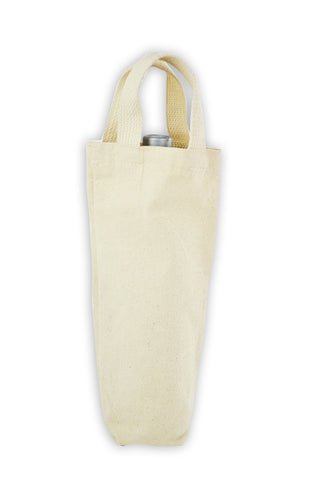 Wine Bag - Canvas or Burlap Wine Totes with handles